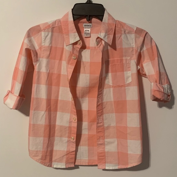Carters Boys Button Down- size 6 - Picture 3 of 7